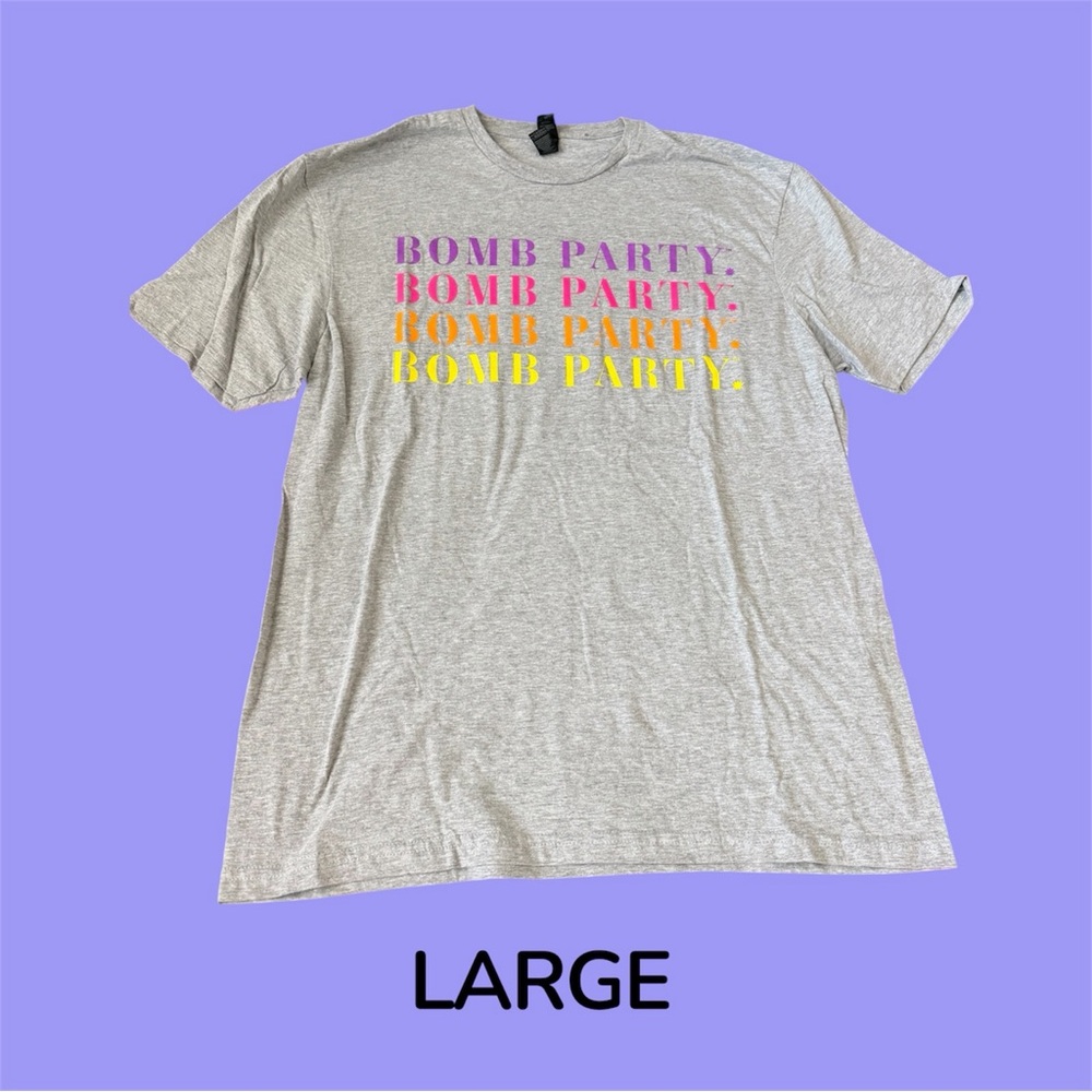 Gray Bomb Party T-Shirt